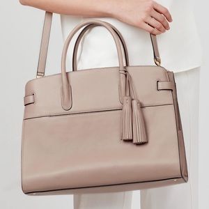 Cuyana Work Satchel in Quartz - w dustbag